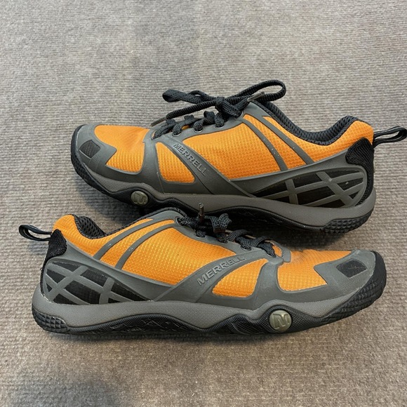 Merrell Other - Merrell Shoes Mens Size 9 Orange Mesh Trail Running Low Sneakers J40997